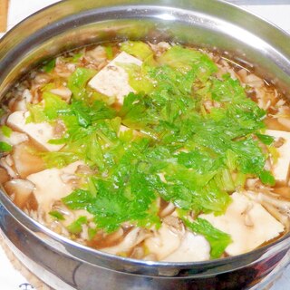 簡単❤エスニック風湯豆腐